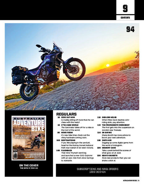Australian Adventure Bike Magazine Issue 24