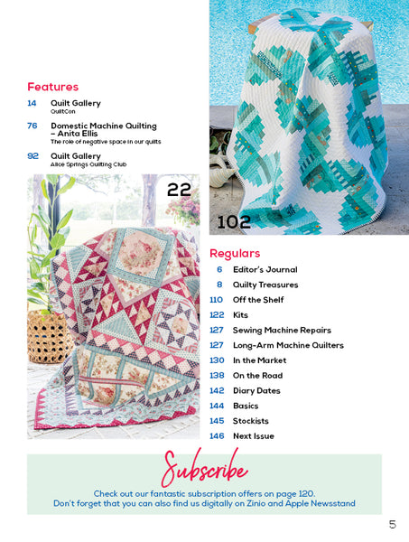 Quilters Companion Magazine Issue 122