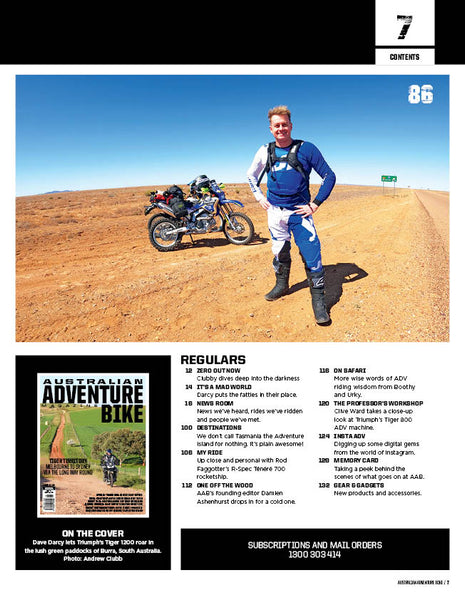 Exclusive Offer - Australian Adventure Bike Magazine Subscription