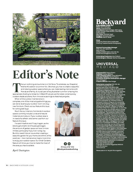 Backyard & Outdoor Living Magazine Issue 62