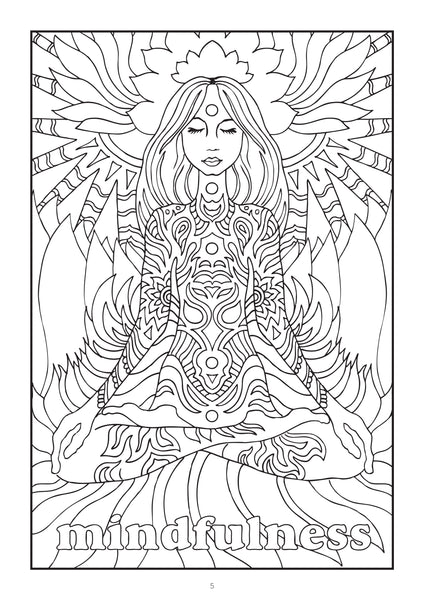 WellBeing Soul Colours - Mindfulness Colouring Book 2020 preview 3