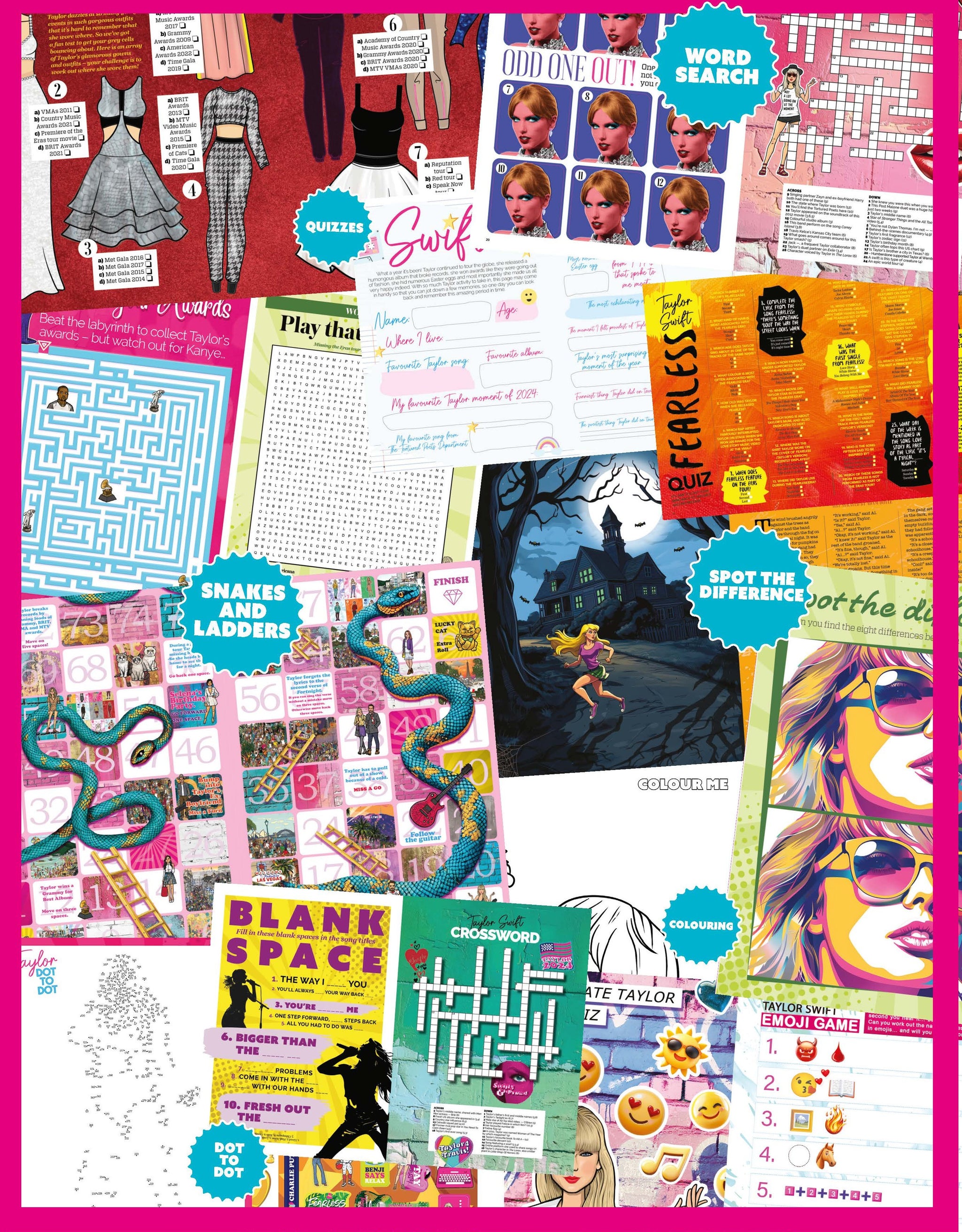 Taylor Swift Activity Book #1 | Universal Shop AU