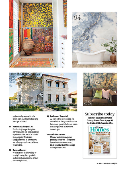 Australian Country Homes Magazine Subscription