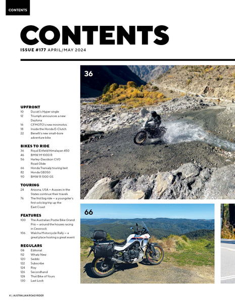 Australian Road Rider Magazine Subscription