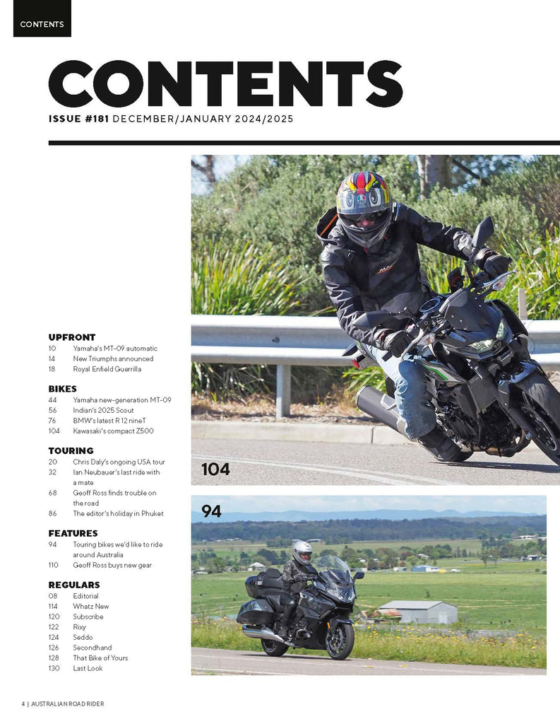 Australian Road Rider Magazine Subscription | Universal Shop AU