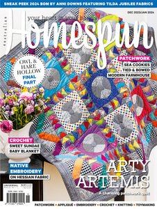 2024 Block of the Month Homespun Magazine Subscription