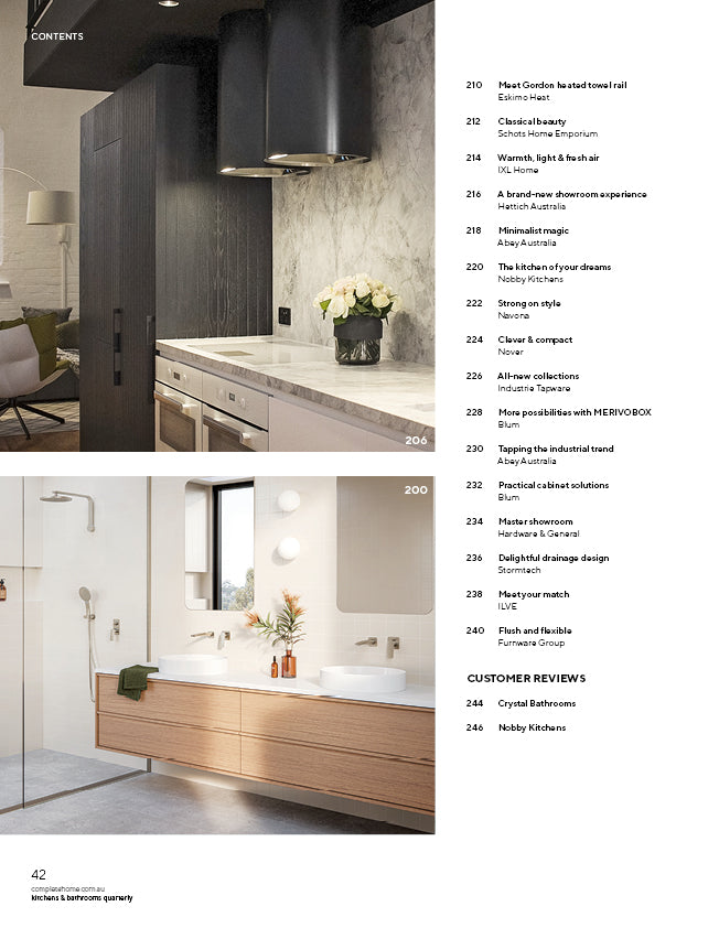 Kitchens & Bathrooms Quarterly Magazine Issue 301 | Universal Shop AU