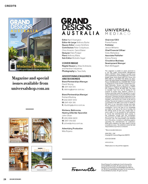 Grand Designs Australia Magazine Issue 14.3