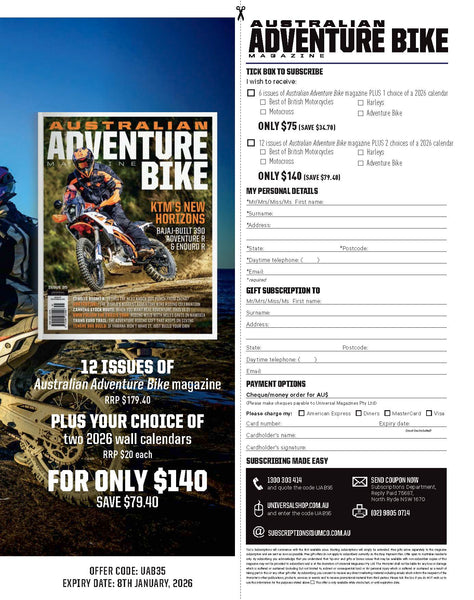 Australian Adventure Bike Magazine Issue 35