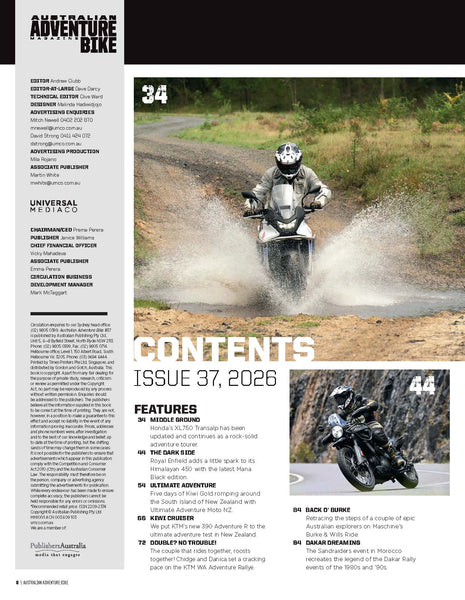 Australian Adventure Bike Magazine Issue 37