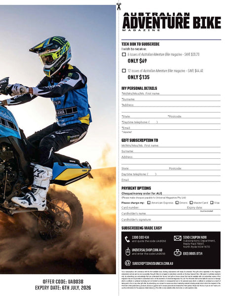 Australian Adventure Bike Magazine Issue 38