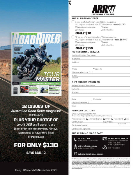 Australian Road Rider Magazine Issue 186