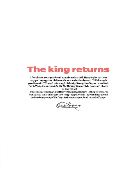 Harry Styles: The King Returns
