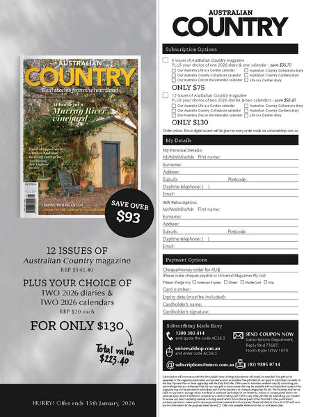 Australian Country Magazine Subscription