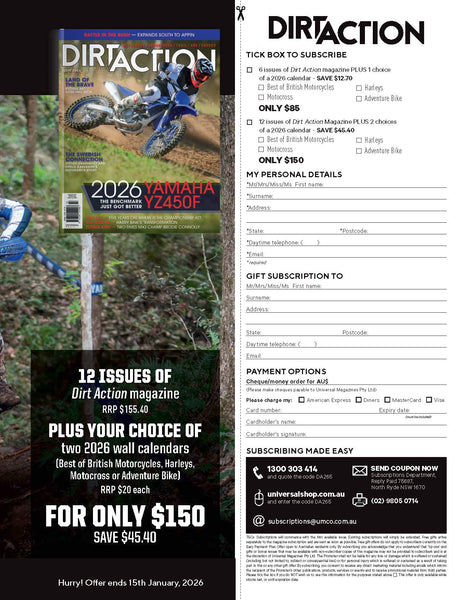 Dirt Action Magazine Subscription