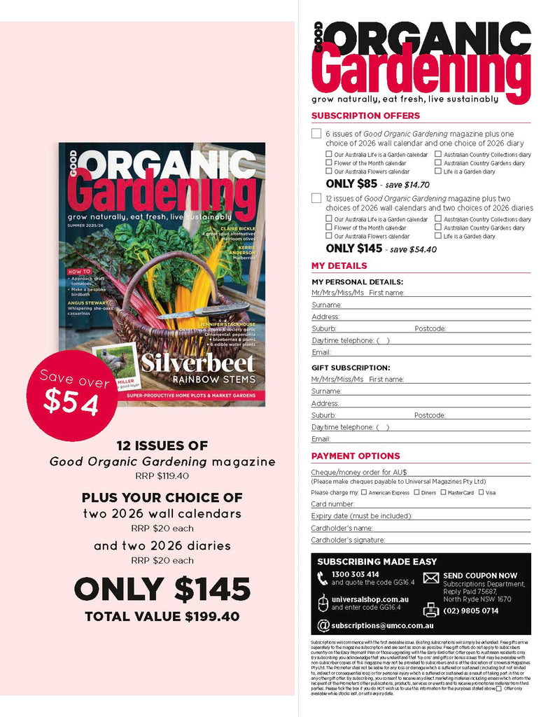 kitchen garden magazine free seeds Good Organic Gardening Magazine issue 16.4