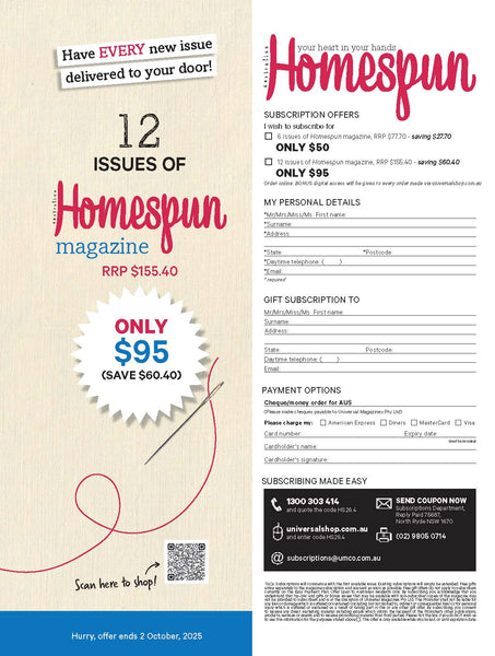Homespun Magazine Issue 26.4