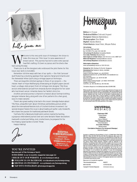 Homespun Magazine Issue 26.6