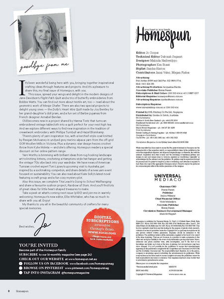 Homespun Magazine Issue 27.2