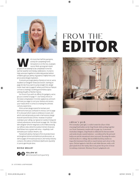 Kitchens & Bathrooms Quarterly Magazine Issue 321