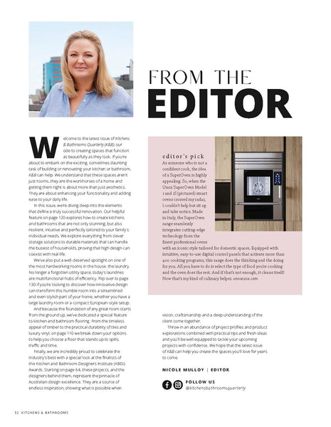 Kitchens & Bathrooms Quarterly Magazine Issue 322