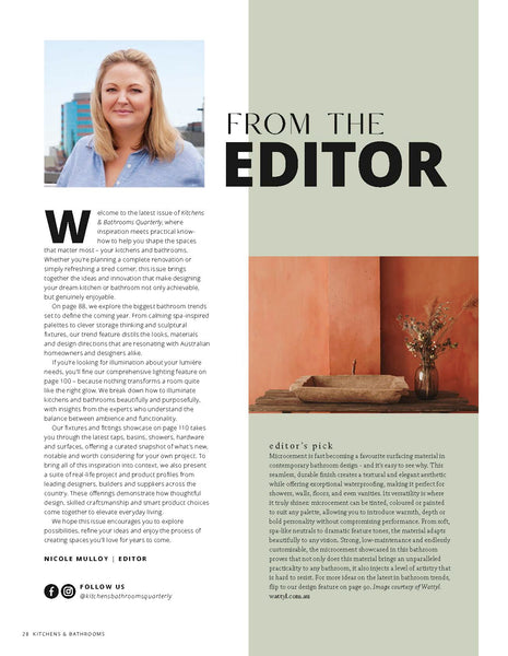 Kitchens & Bathrooms Quarterly Magazine Issue 32.3