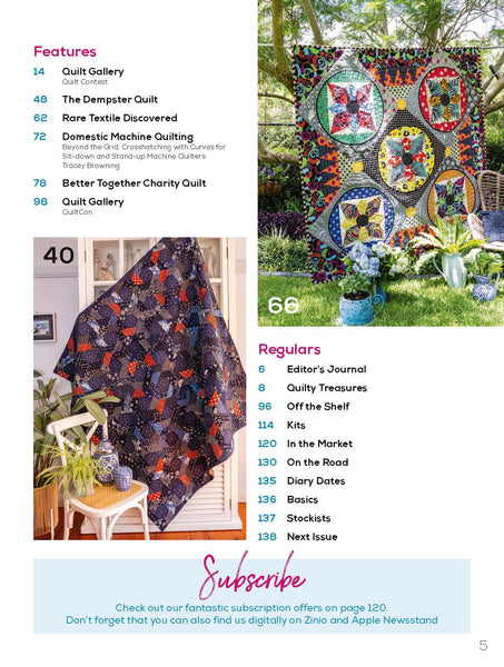 Quilter's Companion Magazine Issue 133