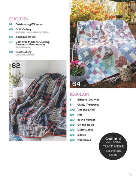 Quilters Companion Magazine Issue 134