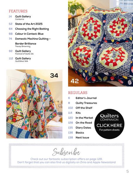 Exclusive Offer - Quilters Companion Subscription