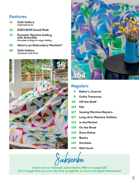 Quilters Companion Magazine Issue 121