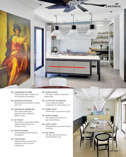 30 Luxury Homes Sourcebook 2017 table of contents 2