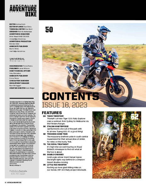 Australian Adventure Bike Magazine Issue 18