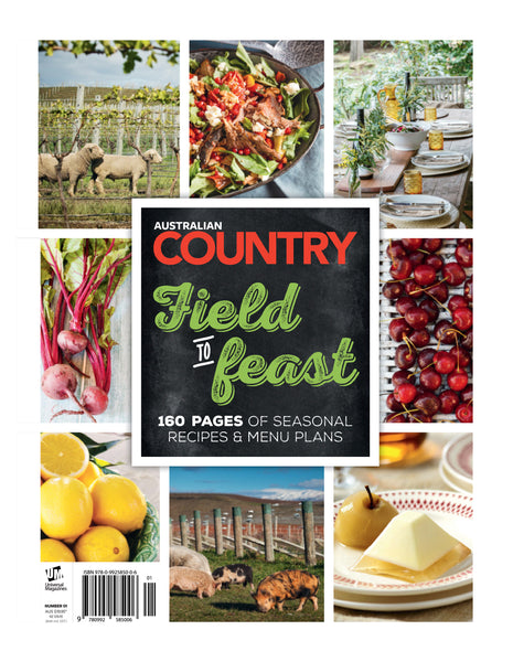 Australian Country Field to Feast bookazine 2015 Cover