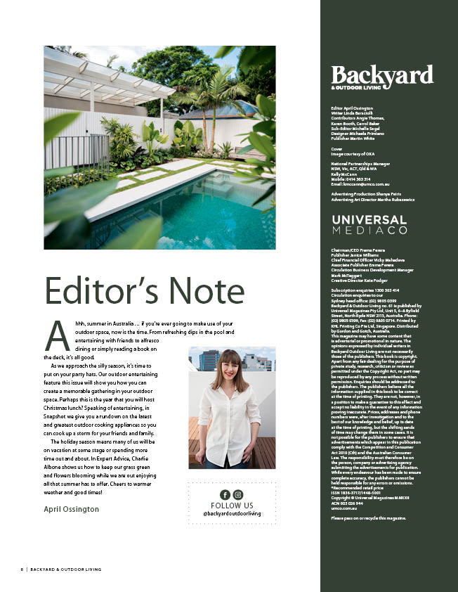 Backyard & Outdoor Living Magazine Issue 61 | Universal Shop AU