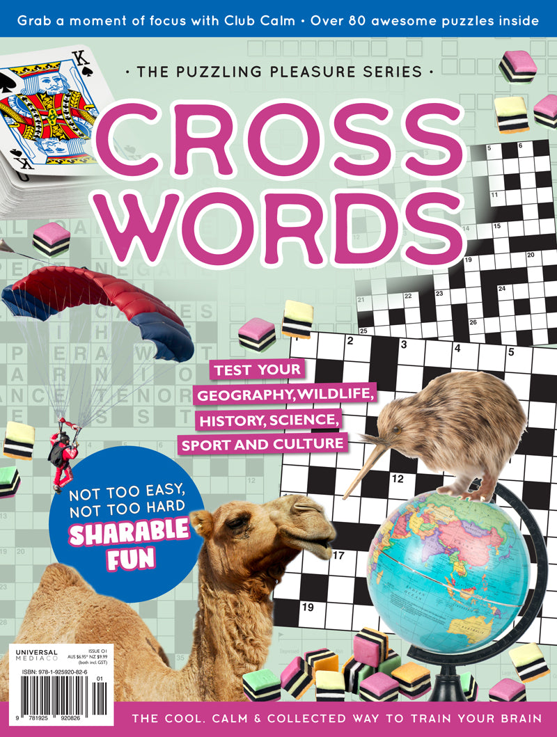 Puzzle Brain By Club Calm Cross Words 1 Cover