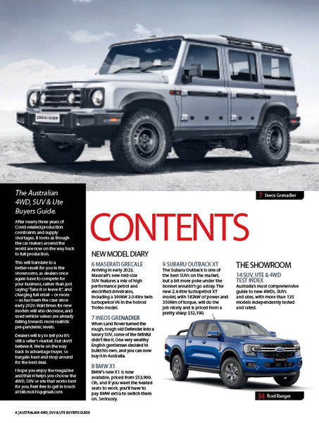 4WD & SUV Buyers Guide Magazine Issue 40