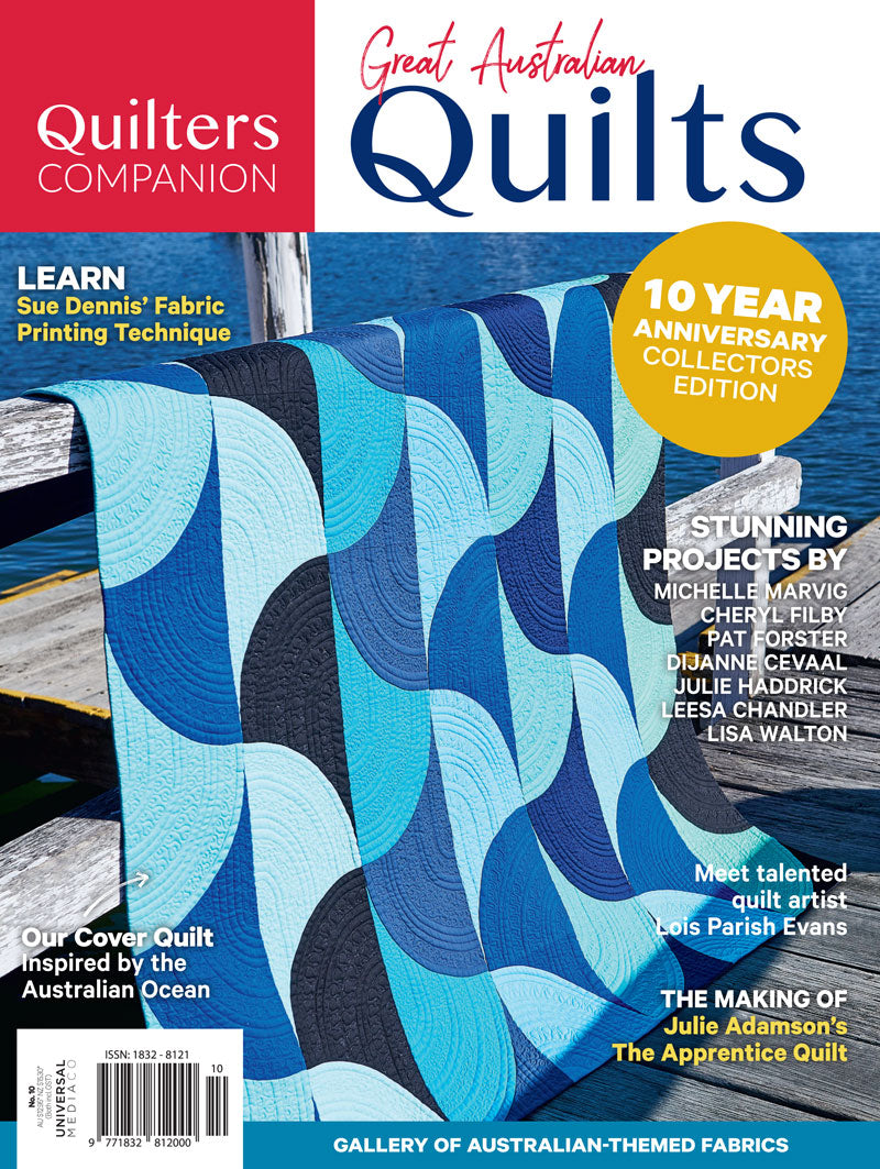 Great Australian Quilts Magazine Issue 10 Cover