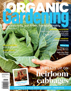 From garden to table, Good Organic Gardening inspires readers to be in charge of their own fresh food. This magazine offers tips and tricks to make your garden a delectable one. good organic gardening cover issue 126