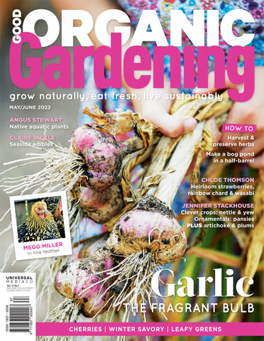 From garden to table, Good Organic Gardening inspires readers to be in charge of their own fresh food. This magazine offers tips and tricks to make your garden a delectable one. good organic gardening cover issue 131