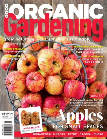From garden to table, Good Organic Gardening inspires readers to be in charge of their own fresh food. This magazine offers tips and tricks to make your garden a delectable one. good organic gardening cover issue 132
