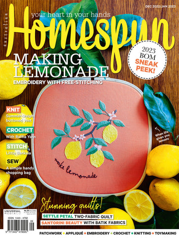 Homespun Magazine Issue 23.6