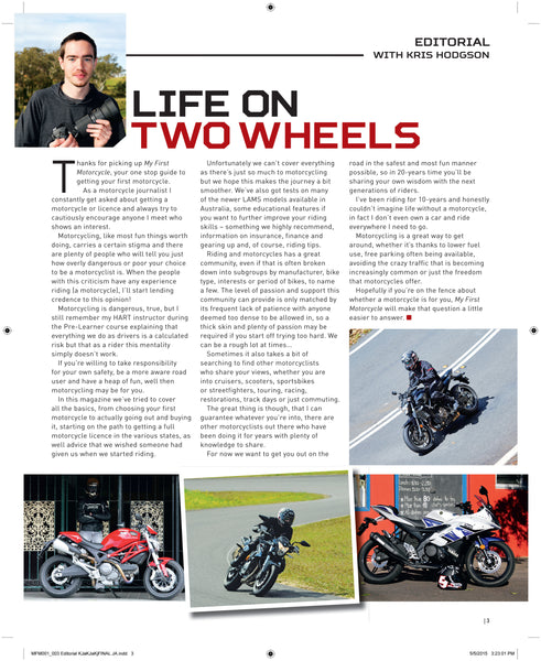 My First Motorcycle Bookazine 2015 preview 1