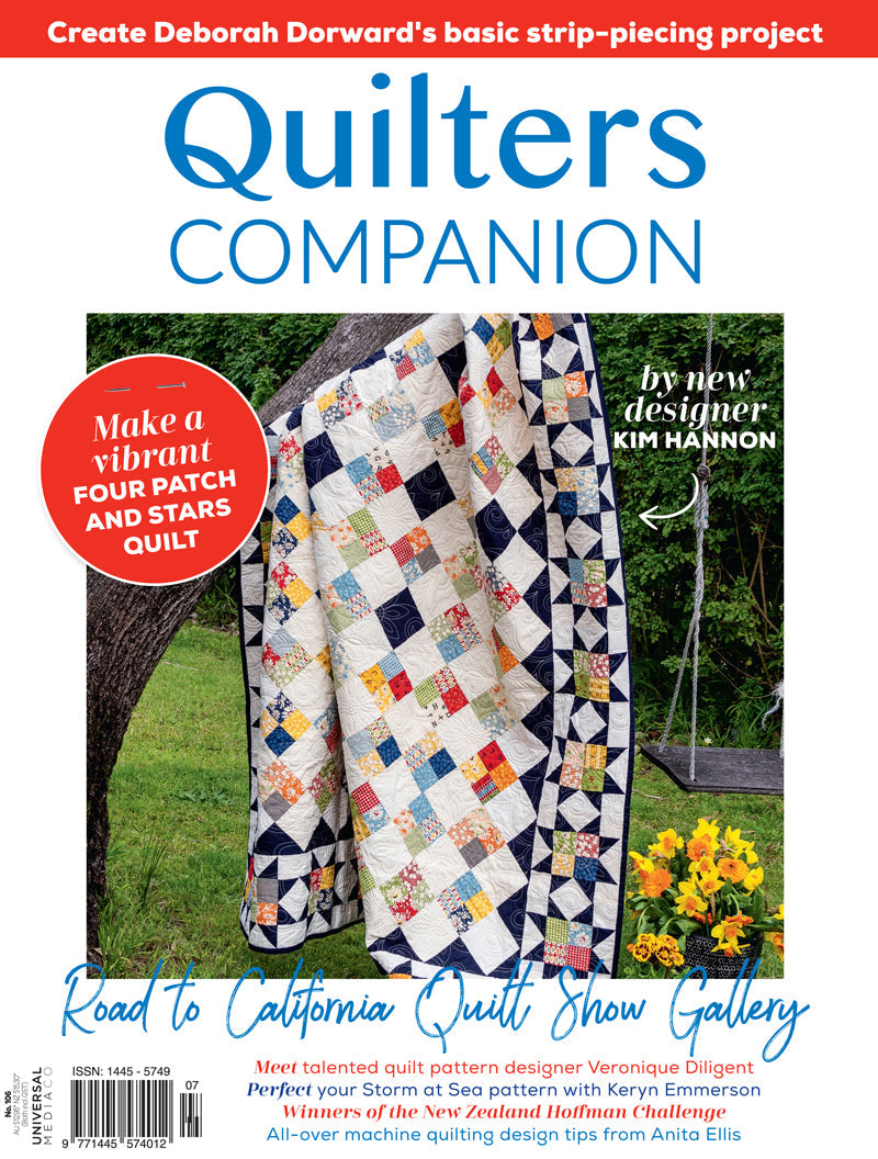 Quilters Companion is the magazine to inspire you to get quilting. Inside Quilters Companion are exquisite patchwork and quilting projects that both hand and machine quilters will absolutely enjoy.