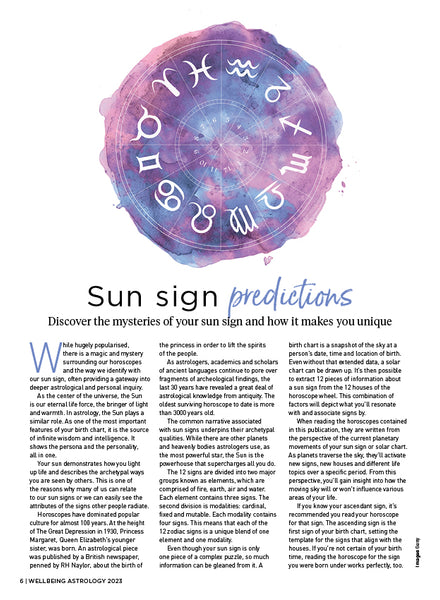 WellBeing Astrology Bookazine Issue #19