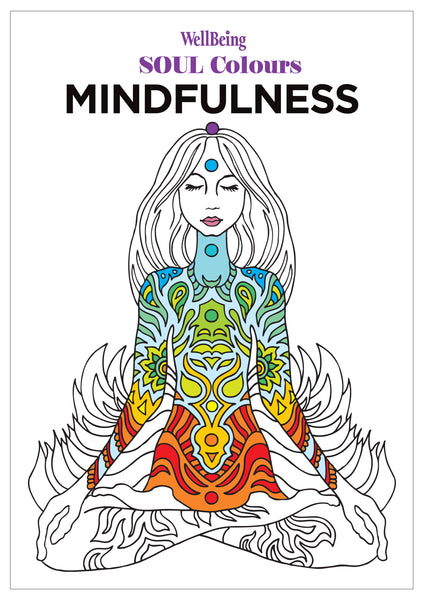 WellBeing Soul Colours - Mindfulness Colouring Book Cover