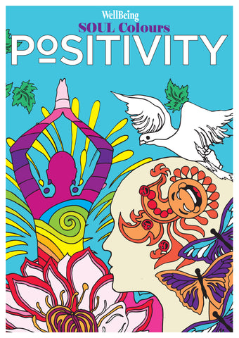 WellBeing Soul Colours - Positivity Colouring Book Cover